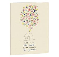 Notebook Julie Adore Punkte Maison 15x21cm - Visual