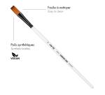 Darwi For You Long Flat Brush 10 mm T 10 - White