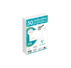 Clairecode 114x162mm envelope 80gsm packed 50s - White