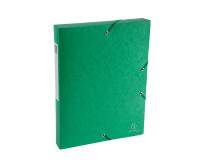 Boite de classement Exabox Dos 40mm Carte lustrée Scotten - A4 - Vert