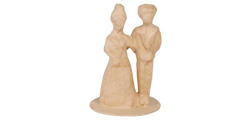 Wedding Figurines: Groom & Bride - Kraft