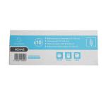 Rotoli carta per carta di credito 57x50mm - 28m - 1 copia carta termica 55 gr - Bianco