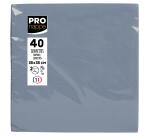 Paquet de 40 serviettes micro-gaufrées ouate 2 plis - 38x38 cm