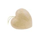 Sachet de 10 coeurs avec cordon 3x10,5x24cm - Kraft