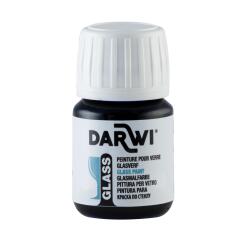 DARWI Glasmalfarbe, Flakon 30ml, Karminrot - Karmin