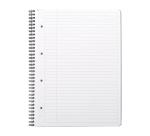 Rhodiactive Greenbook ligné, A4+, perf.4 trous, papier recyclé 90g FSC® - Noir