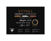 Etival Noir bloc collé 1 côté 15F 45,8x61cm 300g double grain