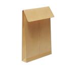 Boite de 125 Pochettes Kraft Armé Brun 26-275x365 mm avec Soufflet de 30 mm - Auto-Adhésives - 130g/m2 - Brun