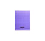 Stapled notebook 8000 POLYPRO 17x22 cm 192 pages large squares 90 g - Purple