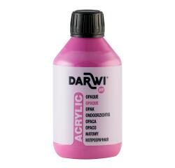 DARWI Acrylfarbe opak, Flasche 250ml, Rosa - Rosa
