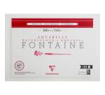 Fontaine bloc collé 1 côté 10F 26x36cm 300g grain fin