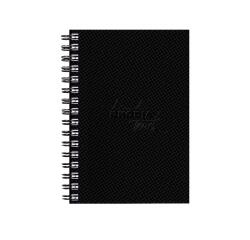 Rhodia Touch Watercolor Book, spiraalgebonden boek, papier met fijne korrel 100% katoen 300g - A6 verticaal - 20 blad - Zwart