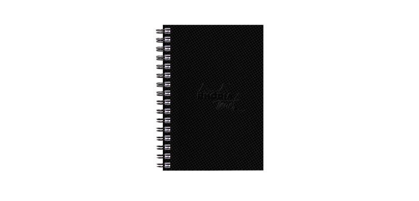 Rhodia Touch Watercolor Book, papier grain fin 100% coton 300g - A6 portrait, 40 pages - Noir