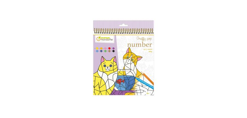 Graffy Pop Number, Chats - Violet