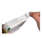 Etuis de 600 autocollants double face - Blanc