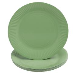 20 round cardboard plates, Ø 23 cm