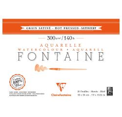 Fontaine bloc collé 4 côtés 20F 18x26cm 300g grain satiné