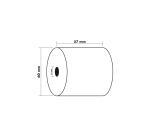Exacompta Ref: 40651E - 57 x 60mm, 60gsm Paper Calculator Receipt Rolls, For Printing Calculators in Shops, Cafes, Offices, Home or School, 30m, Extra White, Pack of 10 - White