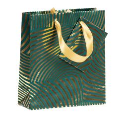 Christmas gift bag 'Emerald', mini