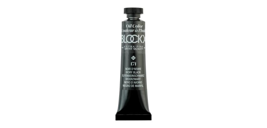 Peinture à l'huile extra-fine tube 20ml - Noir d'ivoire
