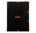 Rhodia chemise à élastiques 3 rabats 24x32 cm - Noir