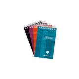 Bloc Pupitre reliure intégrale en-tête 8,5x14cm 160 pages détachables petits carreaux - Assortis