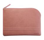 Rhodiarama etui met rits in kunstleer - maat M - 16x22 cm - Bois de rose
