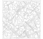 Carré 100% soie - 90x90cm Absquare - Blanc