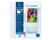 Protège-documents à anneaux et pochettes détachables KreaCover® 30 pochettes - 60 vues - A4
