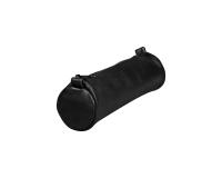 Trousse en cuir Age Bag petite ronde 18,5xØ4 cm - Noir
