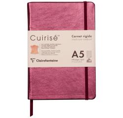 CUIRISÉ Carnet RR A5, 144 pages lignées - Cerise