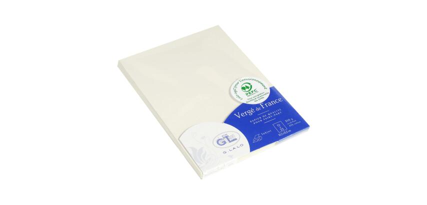25 cartes C6 (107x152mm) Vergé 210g