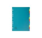 Dividers Forever PP A4 12 Part - Assorted colours