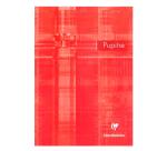 Bloc Pupitre agrafé en-tête A4 80 feuilles détachables ligné + marge Couleur aléatoire - Assortis