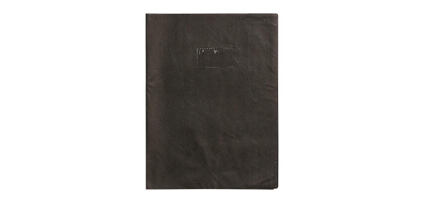 Protège-cahiers grain cuir PVC 22/100ème A4