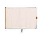 Rhodiarama Goalbook rembordé rigide A5 240 pages dot papier ivoire 90g - Saphir