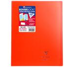 Koverbook Stapled Polypro Notebook Seyes 240x320 - Red