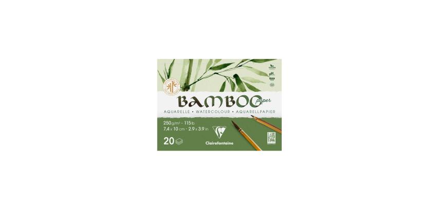Bamboo bloc collé 1 côté 20F 10x7,4cm 250g