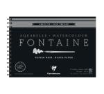 Fontaine Noir album spiralé 12F 19x26cm 300g grain fin