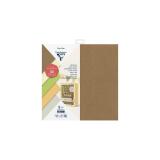 PAPIER UNI, Pochette de 5 feuilles 210g/m2 au format 30.5x30.5cm - Assortiment