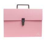 Exacompta Autentik Expanding File with Handle, 18 Compartments, Recycled - Assorted colours