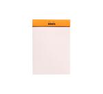 Bloc agrafé le R N°12 8,5x12 cm 70 feuilles unies 90 g. - Noir