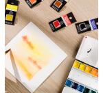 Aquarellfarbe, Ockergold - 1/2 Näpfchen 1,5ml - Ockergold