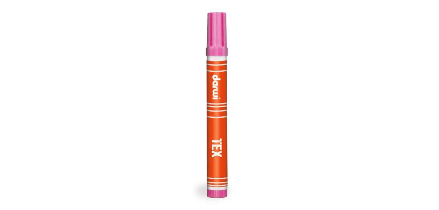 DARWI TEX, Textilmarker, Spitze 3mm, Inhalt 6ml, Pink - Rosa