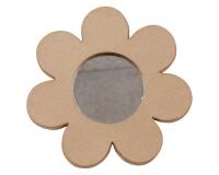 Miroir fleur à suspendre - Kraft