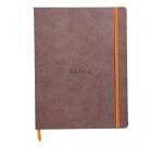 Rhodia Softcover Notebook - B5 - Dot - 80 Sheets - 90gsm - Chocolate