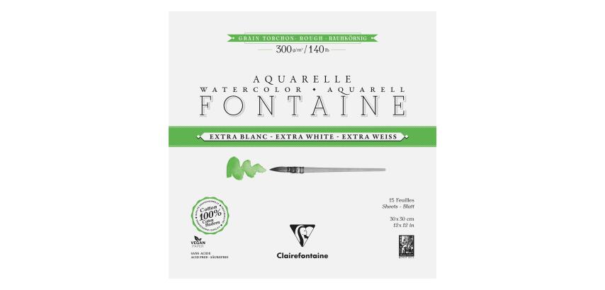 Fontaine Extra White Glued Pad 300g, 15 Sheets 30x30