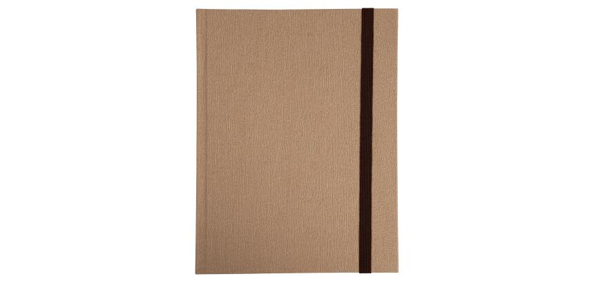 Nature Notebook 220x170, 192 lined pages - Brown