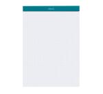 Rhodia gehefteter Block, COULEURS N°18 A4, 80 Blatt kariert 80g, mikroperforiert - Pfaugrün