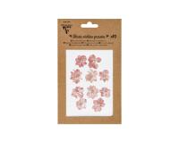 FLEURS SÉCHÉES PRÉSSÉES, Pochette de 10 pièces - Rose